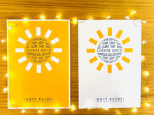 2025 "Let Your Light Shine" Hand Screen Printed Poster - White